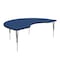 Correll Kidney Adjustable Height Activity Kids School Table, High Pressure Laminate, Blue A4872-KID-37 - alternate 6