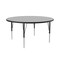 Correll Round Adjustable Height Activity Kids School Table, High Pressure Laminate, Gray Granite A48-RND-15 - alternate 5
