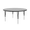 Correll Round Adjustable Height Activity Kids School Table, High Pressure Laminate, Gray Granite A48-RND-15 - alternate 6