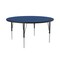 Correll Round Adjustable Height Activity Kids School Table, High Pressure Laminate, Blue A48-RND-37 - alternate 5
