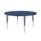 Correll Round Adjustable Height Activity Kids School Table, High Pressure Laminate, Blue A48-RND-37 - alternate 4