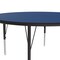 Correll Round Adjustable Height Activity Kids School Table, High Pressure Laminate, Blue A48-RND-37 - alternate 2