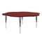 Correll Flower Adjustable Height Activity Kids School Table, High Pressure Laminate, Red A60-FLR-35 - alternate 4