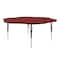Correll Flower Adjustable Height Activity Kids School Table, High Pressure Laminate, Red A60-FLR-35 - alternate 5