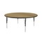 Correll Round Adjustable Height Activity Kids School Table, High Pressure Laminate, Fusion Maple A60-RND-16 - alternate 2