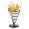 Tablecraft Vertigo Appetizer Cone, Blk, 5"X7" AC57 - alternate 2