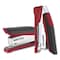 Paperpro InPower One-Finger 3-in-1 Desktop Stapler, Antimicrobial Protection, 28-Sheet Capacity, Red/Silver ACI1117 - alternate 6