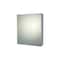 Ketcham 16" x 26" Surface Mounted/Recessed Polished Edge Medicine Cabinet AL-1626PE - alternate 1