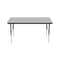 Correll Rectangle Adjustable Height Activity Kids School Table, Melamine Laminate, Gray Granite AM2460-REC-15 - alternate 2