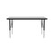 Correll Rectangle Adjustable Height Activity Kids School Table, Melamine Laminate, Gray Granite AM2460-REC-15 - alternate 4