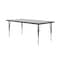 Correll Rectangle Adjustable Height Activity Kids School Table, Melamine Laminate, Gray Granite AM3060-REC-15 - alternate 5