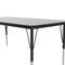 Correll Rectangle Adjustable Height Activity Kids School Table, Melamine Laminate, Gray Granite AM3072-REC-15 - alternate 5