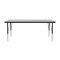 Correll Rectangle Adjustable Height Activity Kids School Table, Melamine Laminate, Gray Granite AM3072-REC-15 - alternate 9