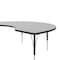 Correll Kidney Adjustable Height Activity Kids School Table, Melamine Laminate, Gray Granite AM4872-KID-15 - alternate 4