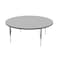 Correll Round Adjustable Height Activity Kids School Table, Melamine Laminate, Gray Granite AM60-RND-15 - alternate 10