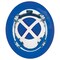 Deltaplus Hard Hat, Americana 360(R), Polyethylene, 4 Point Ratchet, Type 2, Class E, Blue WEL20006BL - alternate 3