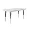Correll Rectangle Adjustable Height Activity Kids School Plastic Blow Molded Table, Blow Molded Plastic AR2448-REC-23 - alternate 6