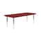 Correll Rectangle Adjustable Height Activity Kids School Plastic Blow Molded Table, Blow Molded Plastic AR3060-REC-25 - alternate 4