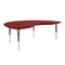Correll Kidney Adjustable Height Activity Kids School Plastic Blow Molded Table, Blow Molded Plastic, Red AR4872-KID-25 - alternate 7
