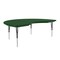 Correll Kidney Adjustable Height Activity Kids School Plastic Blow Molded Table, Blow Molded Plastic, Green AR4872-KID-29 - alternate 2