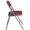 Flash Furniture Burgundy Fabric Metal Chair AW-MC309AF-BG-GG - alternate 8