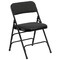 Flash Furniture Black Fabric Metal Chair AW-MC309AF-BLK-GG - alternate 2