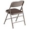Flash Furniture Brown Fabric Metal Chair AW-MC309AF-BRN-GG - alternate 7