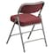 Flash Furniture Burgundy Fabric Folding Chair AW-MC320AF-BG-GG - alternate 3
