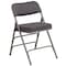 Flash Furniture Gray Fabric Folding Chair AW-MC320AF-GRY-GG - alternate 6