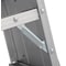 Louisville Step Stand, 1 Steps, 375 lb Load Capacity, 12 in Overall Height, Aluminum, Silver AY8001 - alternate 2