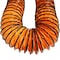 Rubber-Cal "Air Ventilator Orange" Ventilation Duct Hose - 8"ID x 25' Length Hose (Fully Stretched) 01-W192 - alternate 6