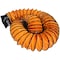 Rubber-Cal "Air Ventilator Orange" Ventilation Duct Hose - 8"ID x 25' Length Hose (Fully Stretched) 01-W192 - alternate 2