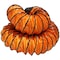 Rubber-Cal "Air Ventilator Orange" Ventilation Duct Hose - 8"ID x 25' Length Hose (Fully Stretched) 01-W192 - alternate 3