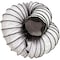 Rubber-Cal Air Ventilator White - Ventilation Duct Hose - 14" ID x 25ft Length Hose (Fully Stretched) 01-W183 - alternate 5