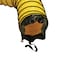Rubber-Cal Air Ventilator Yellow - Ventilation Duct Hose - 8" ID x 25ft Length Hose (Fully Stretched) 01-W184 - alternate 2