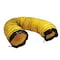 Rubber-Cal Air Ventilator Yellow - Ventilation Duct Hose - 8" ID x 25ft Length Hose (Fully Stretched) 01-W184 - alternate 3