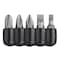 Vessel Insert Bit 1/4" Hex, 5Pc. Set, PK5 B33PHSLSET - alternate 1
