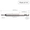 Vessel Power Bit 1/4" Hex B, H2.5x75H, PK10 B35H2575H - alternate 4