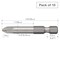 Vessel Power Bit 1/4" Hex B, +2x6.35x49H, PK10 B35P263549H - alternate 4