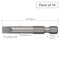 Vessel Power Bit 1/4" Hex B, -6.35x(T)1.0, PK10 B35S6351049H - alternate 3
