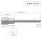 Vessel Power Bit 1/4" Hex B, A/F12x100 Pr, PK10 B45AF12100 - alternate 3