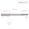 Vessel Power Bit 1/4" Hex B, A/F5.5x100 N, PK10 B45AF55100 - alternate 3