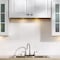 Fasade Fasade 18in x 24in Traditional 1 Gloss White Backsplash Panel 5pk PB5000 - alternate 2