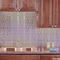 Fasade Fasade 18in x 24in Traditional 1 Crosshatch Silver Backsplash Panel 5pk PB5021 - alternate 2