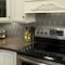 Fasade Fasade 18in x 24in Rib Crosshatch Silver Backsplash Panel 5pk PB5221 - alternate 1