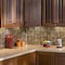 Fasade Fasade 18in x 24in Hammered Bermuda Bronze Backsplash Panel 5pk PB5517 - alternate 1