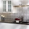 Fasade Fasade 18in x 24in Traditional 10 Brushed Aluminum Backsplash Panel 5pk PB5708 - alternate 1