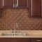 Fasade Fasade 18in x 24in Rings Oil Rubbed Bronze Backsplash Panel 5pk PB6126 - alternate 1