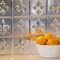 Fasade Fasade 18in x 24in Fleur-de-lis Brushed Aluminum Backsplash Panel 5pk PB6608 - alternate 2