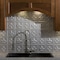 Fasade Fasade 18in x 24in Fleur-de-lis Argent Silver Backsplash Panel 5pk PB6609 - alternate 1